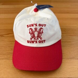 NWT Sun's' Out Bun's Out Hat Cap Universal Thread Target White Red Hat